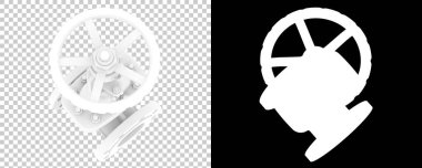 Kapı valfinin güzel çizimi