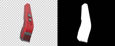 Beyaz arkaplanda ayrıştırılmış saç kesicisi