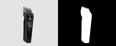 Beyaz arkaplanda ayrıştırılmış saç kesicisi