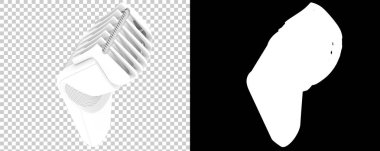 Beyaz arkaplanda ayrıştırılmış saç kesicisi