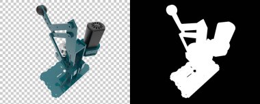 Beyaz arkaplanda mikro sondaj izole edildi