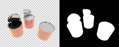 Beyaz arkaplanda izole edilmiş kutuları aç, 3d görüntüleme - illüstrasyon