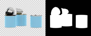 Beyaz arkaplanda izole edilmiş kutuları aç, 3d görüntüleme - illüstrasyon