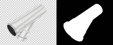 Arka planda izole edilmiş 3 boyutlu resimleme