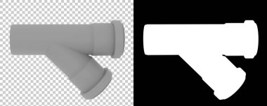 Arka planda izole edilmiş 3 boyutlu resimleme