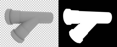 Arka planda izole edilmiş 3 boyutlu resimleme