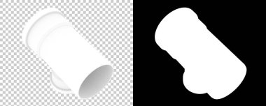 Arka planda izole edilmiş 3 boyutlu resimleme