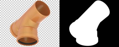 Arka planda izole edilmiş 3 boyutlu resimleme