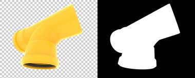 Arka planda izole edilmiş 3 boyutlu resimleme