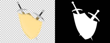 Kapalı kılıçlı kalkan