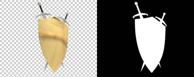 Kapalı kılıçlı kalkan