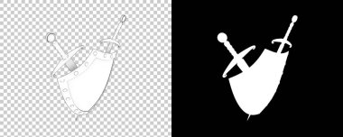 Kapalı kılıçlı kalkan