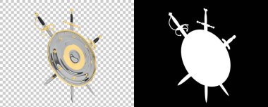 Kapalı kılıçlı kalkan