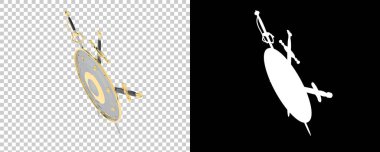 Kapalı kılıçlı kalkan