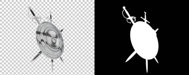 Kapalı kılıçlı kalkan