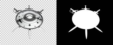 Kapalı kılıçlı kalkan