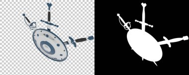 Kapalı kılıçlı kalkan