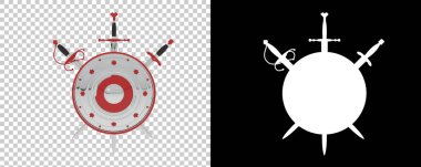 Kapalı kılıçlı kalkan