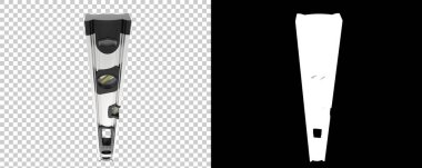 Ruh seviyesi arka planda izole edildi. 3d görüntüleme - illüstrasyon