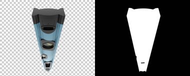 Ruh seviyesi arka planda izole edildi. 3d görüntüleme - illüstrasyon