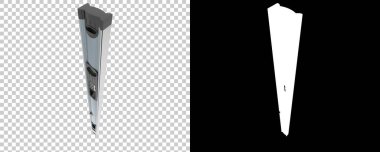 Ruh seviyesi arka planda izole edildi. 3d görüntüleme - illüstrasyon