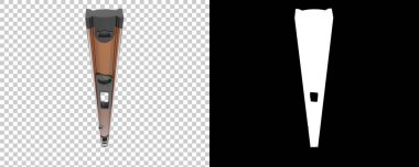 Ruh seviyesi arka planda izole edildi. 3d görüntüleme - illüstrasyon