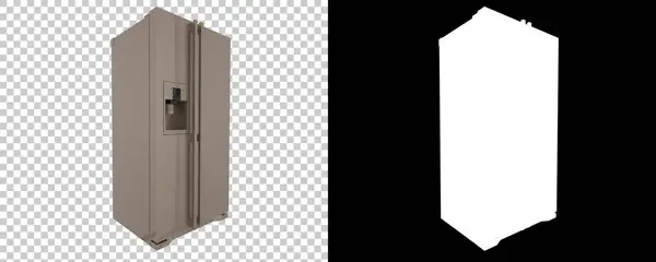 冷蔵庫について 3Dレンダリングイラスト — ストック写真