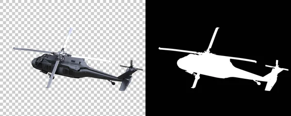 Realista Helicóptero Perto — Fotografia de Stock