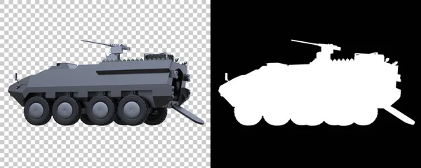バックグラウンドに装甲車両 3Dレンダリング イラスト — ストック写真