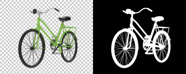 Bicicleta Vieja Aislada Sobre Fondo Blanco Representación Ilustración —  Fotos de Stock