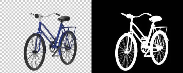 Bicicleta Vieja Aislada Sobre Fondo Blanco Representación Ilustración —  Fotos de Stock