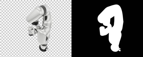 Illusztráció Kiborg Robot Karok — Stock Fotó