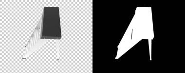 Arka planda izole edilmiş merdivenler, resimlendirilmiş 3D