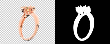 Dekoratif değerli mücevherlerin 3D çizimi