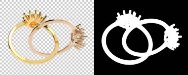 Dekoratif değerli mücevherlerin 3D çizimi