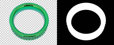 Dekoratif değerli mücevherlerin 3D çizimi