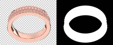 Dekoratif değerli mücevherlerin 3D çizimi