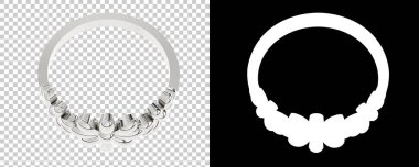 Dekoratif değerli mücevherlerin 3D çizimi