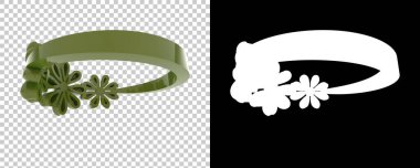 Dekoratif değerli mücevherlerin 3D çizimi