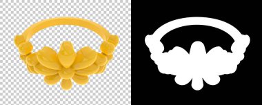 Dekoratif değerli mücevherlerin 3D çizimi