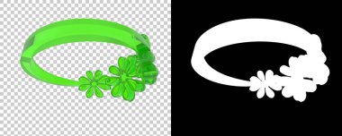 Dekoratif değerli mücevherlerin 3D çizimi