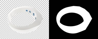 Dekoratif değerli mücevherlerin 3D çizimi