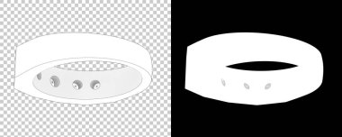 Dekoratif değerli mücevherlerin 3D çizimi