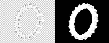 Dekoratif değerli mücevherlerin 3D çizimi