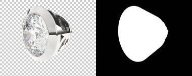 Dekoratif değerli mücevherlerin 3D çizimi