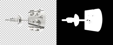 Dekoratif değerli mücevherlerin 3D çizimi