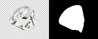 Dekoratif değerli mücevherlerin 3D çizimi