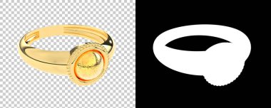 Dekoratif değerli mücevherlerin 3D çizimi