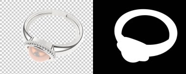 Dekoratif değerli mücevherlerin 3D çizimi