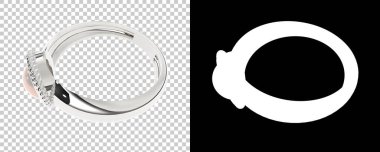 Dekoratif değerli mücevherlerin 3D çizimi